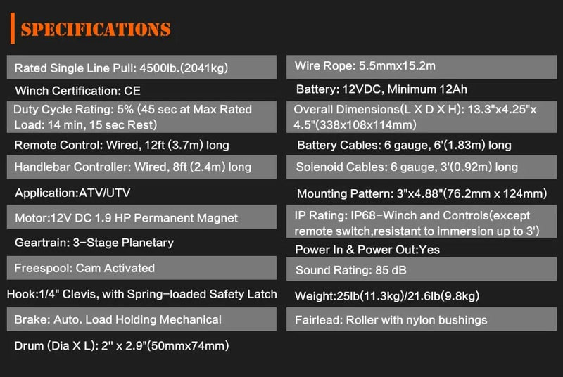 salelink.co.nz X-BULL X-BULL Electric Winch 4500LBS X-BULL Electric Winch 4500LBS | Action Outdoors NZ