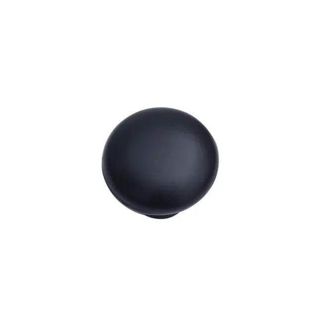 salelink.co.nz Unbranded Black Round Knob Handle Black Aluminum Round Cabinet Knob For Drawers