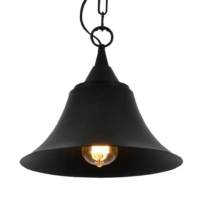Industrial Pendant Light Hanging Ceiling Lamp Metal Black – view 1