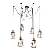 Six Head Spider Cage Ceiling Pendant Light E27 Bulb Not Included – view 1