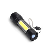 salelink.co.nz Unbranded COB LED Mini Flashlight Torch Zoom COB LED Mini Flashlight Torch Zoom | Action Outdoors NZ