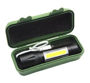 salelink.co.nz Unbranded COB LED Mini Flashlight Torch Zoom COB LED Mini Flashlight Torch Zoom | Action Outdoors NZ