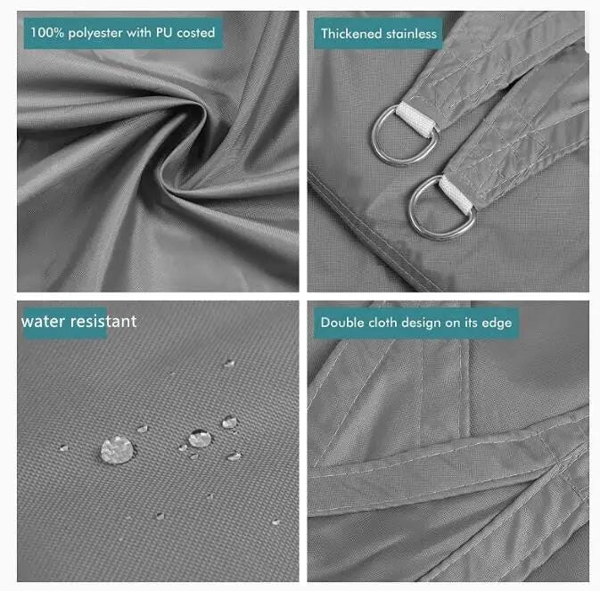 salelink.co.nz Unbranded Shade Sail Rectangle 3x5m Shade Sail Rectangle 3x5m | Action Outdoors NZ