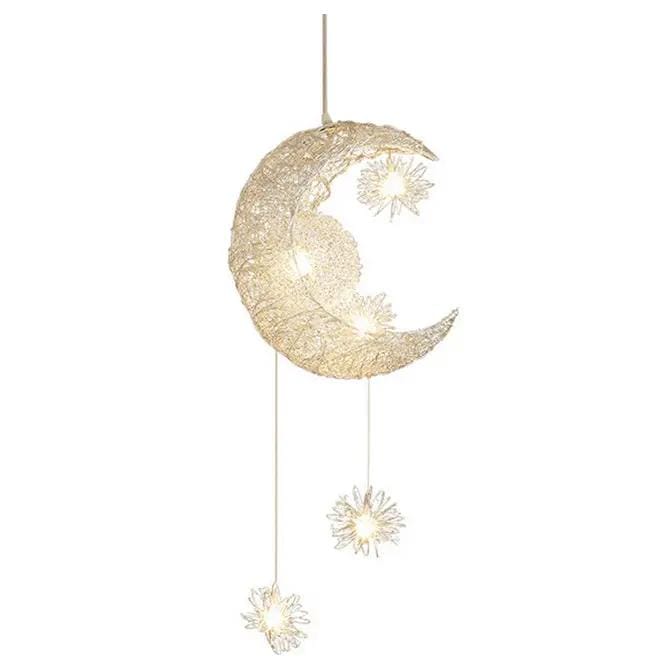 Moon Star Pendant Lamp Ceiling Light Children Kids Bedroom – view 1