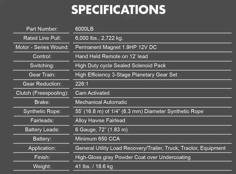 salelink.co.nz X-BULL X-BULL Electric Winch 6000LBS X-BULL Electric Winch 6000LBS | Action Outdoors NZ