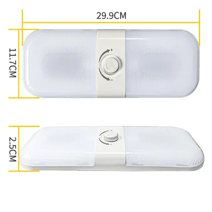 12V-24V 120LED Interior Ceiling Light Dimmable Caravan RV Camper – view 3