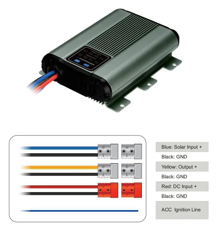 ATEM POWER 12V 25A DC To DC Battery Charger – view 3