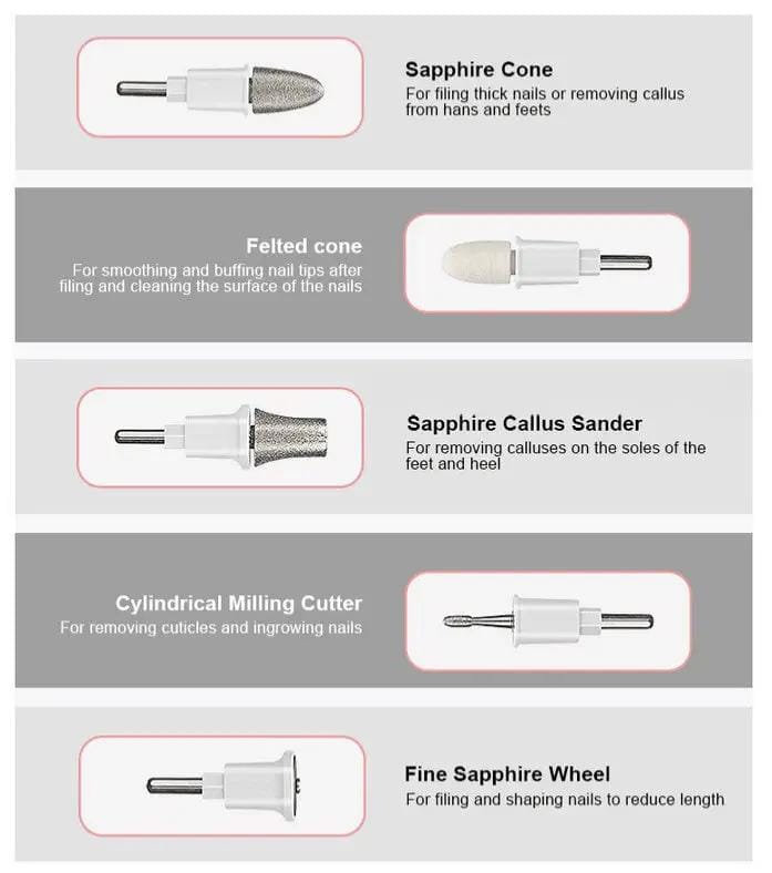 salelink.co.nz Unbranded Electric Nail File Kit Electric Nail File Kit | Action Outdoors NZ