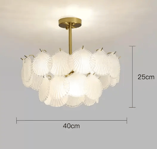 Vintage Pendant Light Glass Hanging Lamp – view 3
