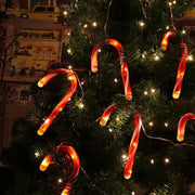 Holiday Christmas Xmas Candy Cane String Lights – view 1