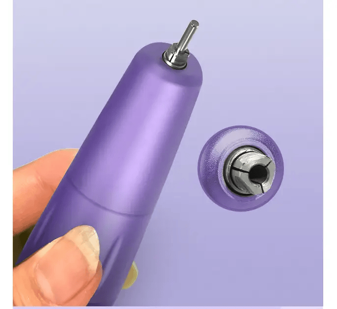 Rechargeable Electric Nail File Kit Purple – view 5