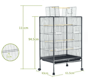 salelink.co.nz Unbranded 95cm Standing Bird Parrot Cage 95cm Standing Bird Parrot Cage | Action Outdoors NZ