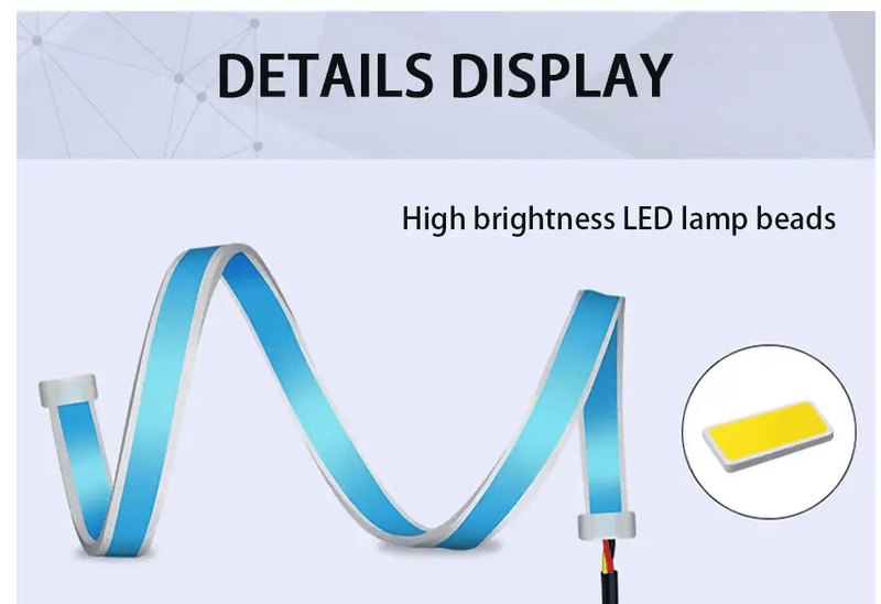 30CM Flexible Motorcycle Turn Signal Light – view 5