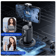 salelink.co.nz Unbranded Auto Face Tracking Phone Holder Black Auto Face Tracking Phone Holder Black | Action Outdoors NZ
