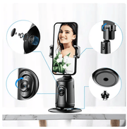 salelink.co.nz Unbranded Auto Face Tracking Phone Holder Black Auto Face Tracking Phone Holder Black | Action Outdoors NZ