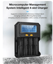 salelink.co.nz Unbranded Smart Battery Charger 4 Slots Smart Battery Charger 4 Slots | Action Outdoors NZ