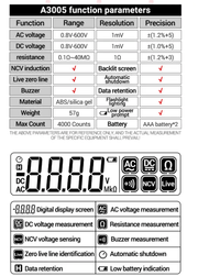 salelink.co.nz Aneng Digital Multimeter (GZJ2480) Digital Multimeter (GZJ2480) | Action Outdoors NZ