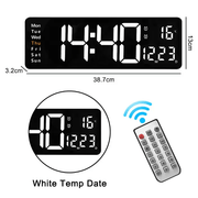 salelink.co.nz Unbranded 38.7cm Digital Wall Clock 38.7cm Digital Wall Clock (GZJ2489) | Action Outdoors NZ