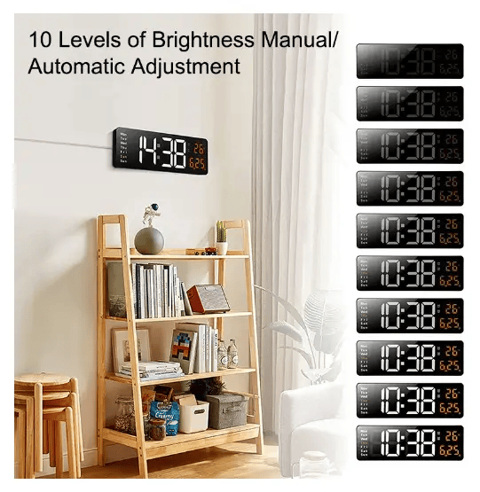 salelink.co.nz Unbranded 38.7cm Digital Wall Clock 38.7cm Digital Wall Clock (GZJ2489) | Action Outdoors NZ