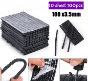salelink.co.nz Unbranded Tyre Repair Plugs 100PCS Black Tyre Repair Plugs 100PCS Black | Action Outdoors NZ