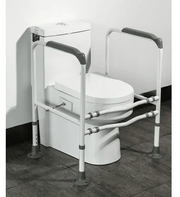 salelink.co.nz Unbranded Toilet Safety Frame & Rail Black Toilet Safety Frame & Rail Black | Action Outdoors NZ