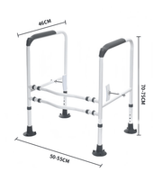 salelink.co.nz Unbranded Toilet Safety Frame & Rail Black Toilet Safety Frame & Rail Black | Action Outdoors NZ