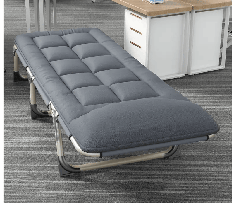 salelink.co.nz Unbranded Folding Bed with Mattress Black Folding Bed with Mattress Black | Action Outdoors NZ