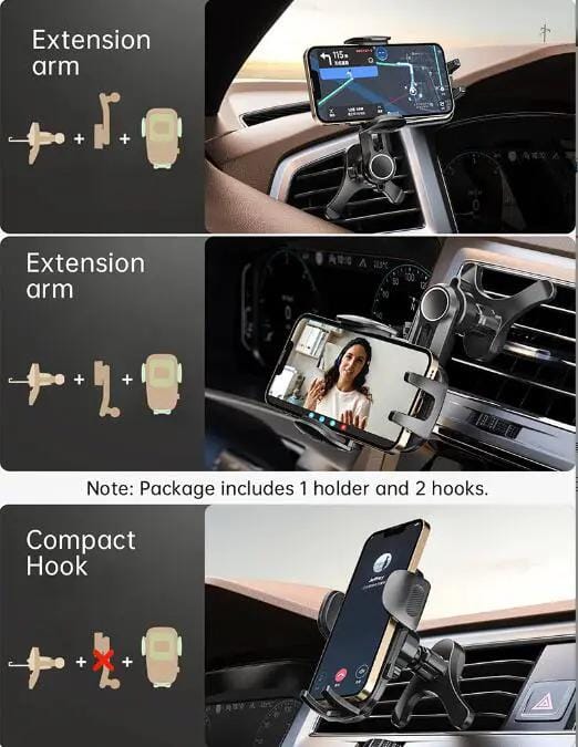 salelink.co.nz Unbranded Car Air Vent Holder Phone Mount Car Air Vent Holder Phone Mount | Action Outdoors NZ