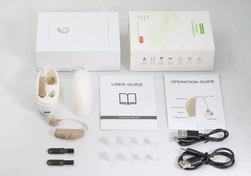 salelink.co.nz Unbranded Rechargeable Hearing Aids Rechargeable Hearing Aids (PR8655) | Action Outdoors NZ