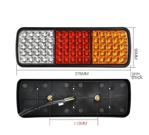2x LED Tail Lights Stop Indicator Reverse 12V Ute Trailer Caravan Truck – view 2