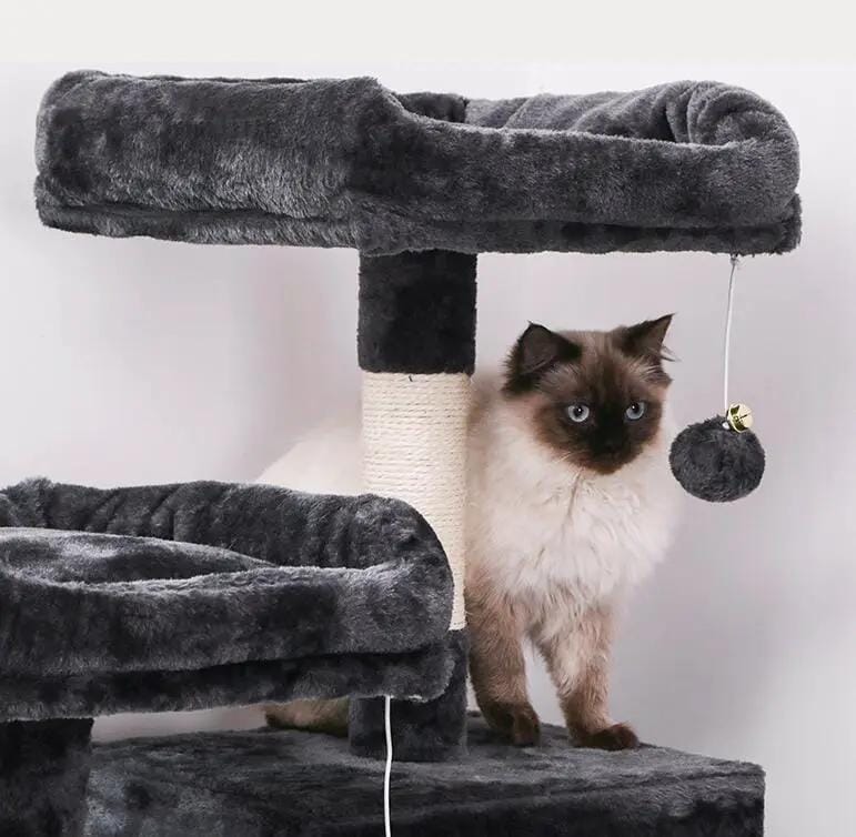 salelink.co.nz Unbranded Cat Tree Tower Cat Tree Tower - Wood (PR8758) | Action Outdoors NZ