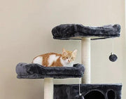 salelink.co.nz Unbranded Cat Tree Tower Cat Tree Tower - Wood (PR8758) | Action Outdoors NZ