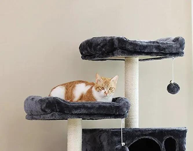 salelink.co.nz Unbranded Cat Tree Tower Cat Tree Tower - Wood (PR8758) | Action Outdoors NZ