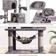 salelink.co.nz Unbranded Cat Tree Tower Cat Tree Tower - Wood (PR8759) | Action Outdoors NZ