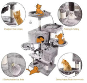 salelink.co.nz Unbranded Cat Tree Tower Cat Tree Tower - Wood (PR8759) | Action Outdoors NZ