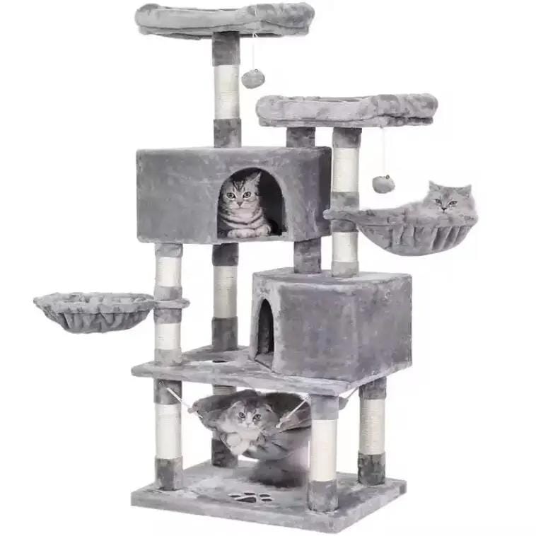 salelink.co.nz Unbranded Cat Tree Tower Cat Tree Tower - Wood (PR8759) | Action Outdoors NZ