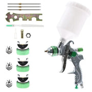 salelink.co.nz Unbranded Spray Gun HVLP Gravity Gun HVLP Gravity Feed Spray Gun Kit With Three Tips