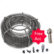 16mm Plumber Drain Pipeline Sewer Cleaner 12M Drill Bit for Snake Pipe Drill Kit – view 2