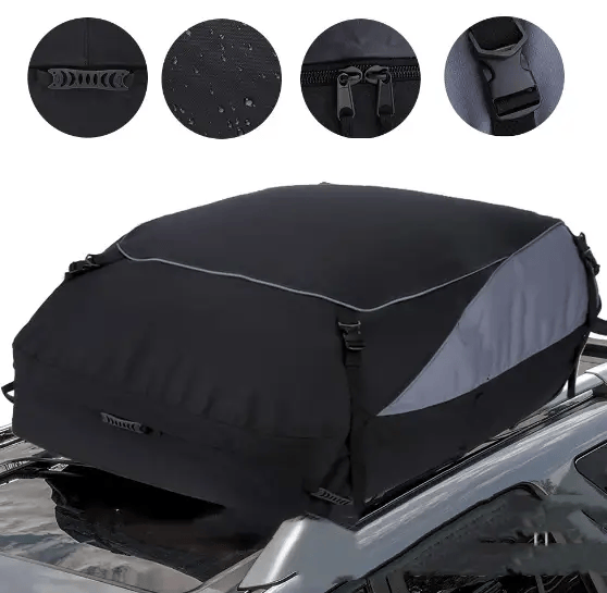 105×90×45cm Soft-Shell Vehicle Rooftop Cargo Carrier Bag – view 2