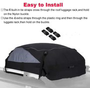 105×90×45cm Soft-Shell Vehicle Rooftop Cargo Carrier Bag – view 4