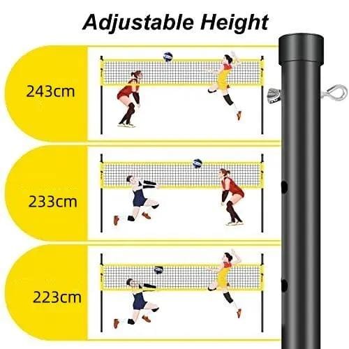 salelink.co.nz Unbranded Outdoor Volleyball Net Set Outdoor Volleyball Net Set | Action Outdoors NZ