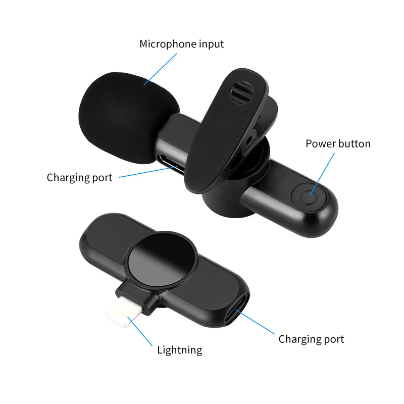 salelink.co.nz Unbranded Wireless Microphone for iPhone Wireless Microphone for iPhone | Action Outdoors NZ