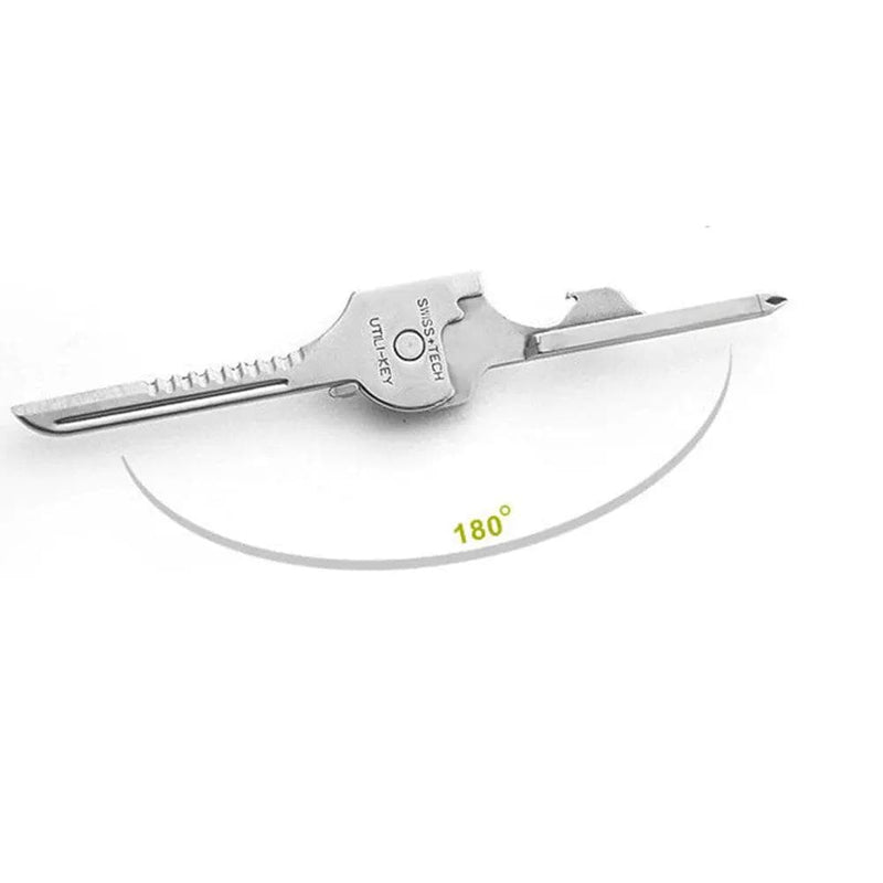 6 in 1 Multi Function Stainless Steel Utility Key Tool Knife Screwdeiver – view 5