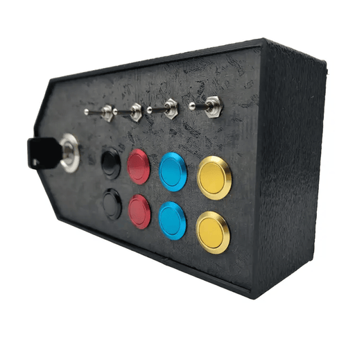 RaceCrafts RaceCraftsNZ RC05 Button Box, 8x Buttons, 4 Switches, Realistic Key Switch RaceCraftsNZ RC05 Button Box, 8x Buttons, 4 Switches, Realistic Key Switch