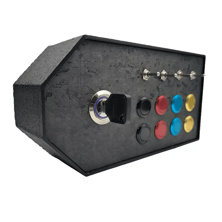 RaceCrafts RaceCraftsNZ RC05 Button Box, 8x Buttons, 4 Switches, Realistic Key Switch RaceCraftsNZ RC05 Button Box, 8x Buttons, 4 Switches, Realistic Key Switch