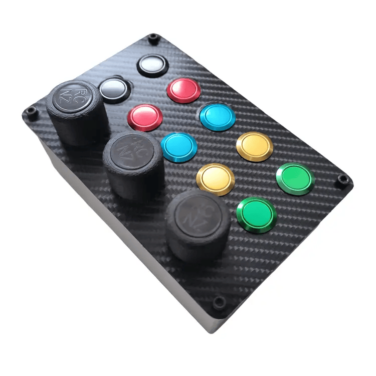 RaceCrafts RaceCraftsNZ RC0CBN Simracing Button Box – Total Control at Your Fingertips RaceCraftsNZ RC0CBN Simracing Button Box – Total Control at Your Fingertips