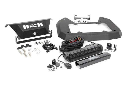 Jeep Wrangler JL Spare Tire Delete Kit With 8 Inch Black Series LED – view 1