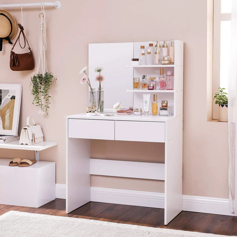 The Shopsite Home-living VASAGLE Dressing Table With Mirror VASAGLE Dressing Table With Mirror