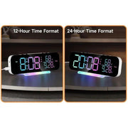 Deafquip RGB Display Vibrating Travel Alarm Clock RGB Display Vibrating Travel Alarm Clock