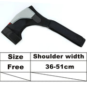 Right Shoulder Adjustable Support Brace Compression Strap Heat Patch Protection Sports – view 2